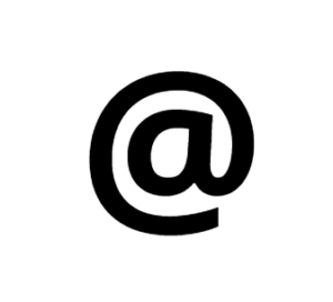 Icône d’arobase symbolisant la page de contact de notre site de Jiu-Jitsu